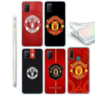 Ốp điện thoại silicon mẫu logo đội bóng Manchester United cho Samsung Galaxy Note 10 Lite S8 Plus 20 Ultra 8 9 M31