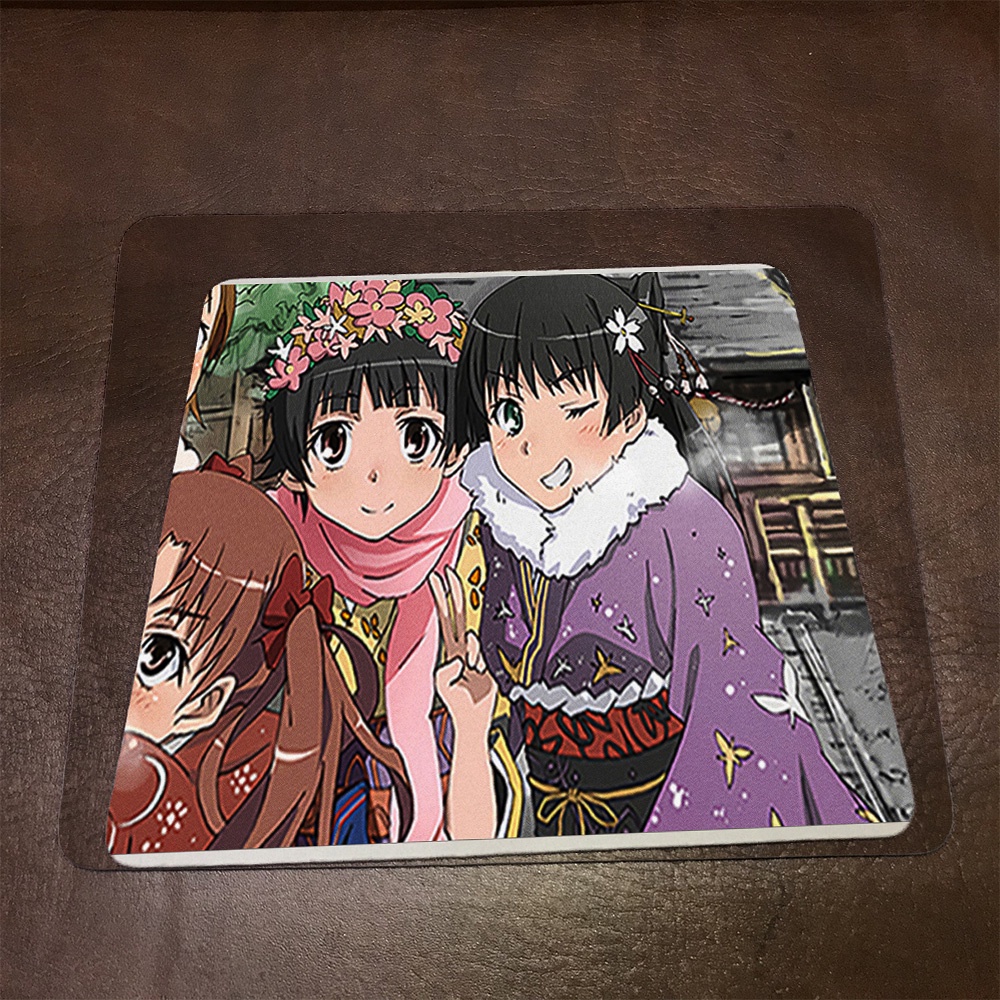 Lót chuột máy tính Anime A Certain Magical Index Wallpapers 1 Mousepad cao su êm ái. Nhận in theo yêu cầu