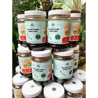 Tắc gừng chưng đường phèn, 100% đường phèn và tắc gừng, nguyên liệu đến từ Quê Nhà