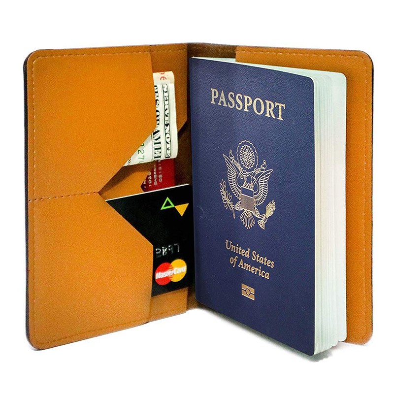 Ví Đựng Passport Du Lịch BIỂN - Passport Cover Holder GO TO THE BEACH - Bao Da Hộ Chiếu Siêu Đẹp - Thời Trang - LT023