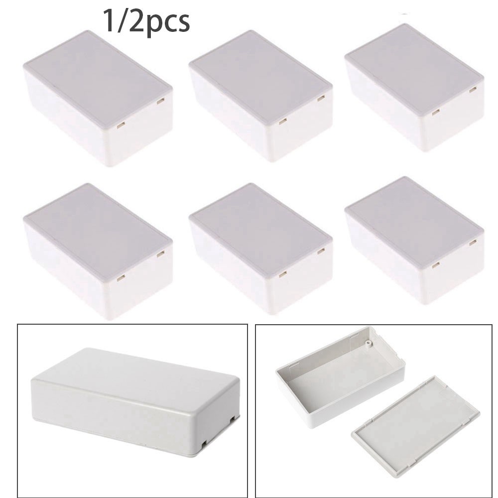 Set 1/2 hộp nhựa ABS đựng thiết bị điện chống thấm nước có 8 cỡ tùy chọn tiện dụng