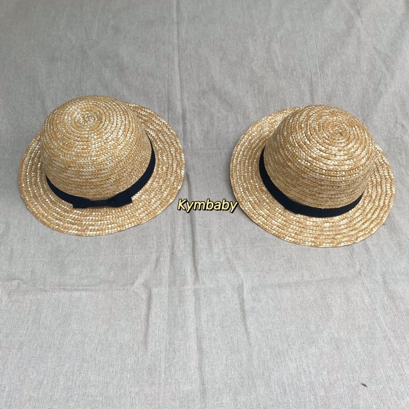 Mũ cói vành trung mùa hè cho bé từ 2-6 tuổi M785 (KÈM HỘP ĐỰNG SẢN PHẨM)