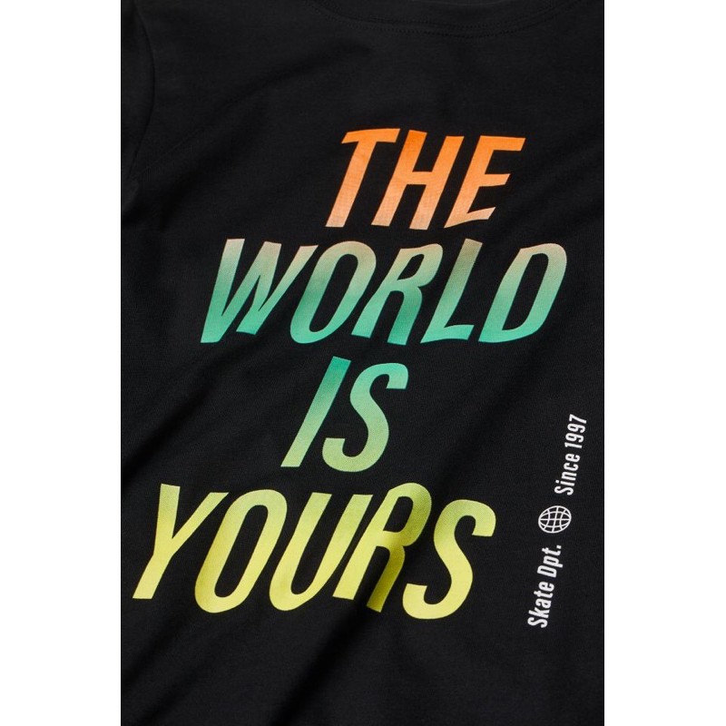 Áo phông bé lớn The world is yours săn sale Uk sz  10-12y