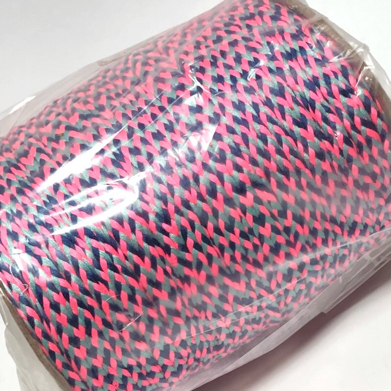 10-&gt;50 mét - Dây Cotton 3mm dẹp thắt bính phối màu đẹp dùng làm vòng tay handmade, macrame, trang trí