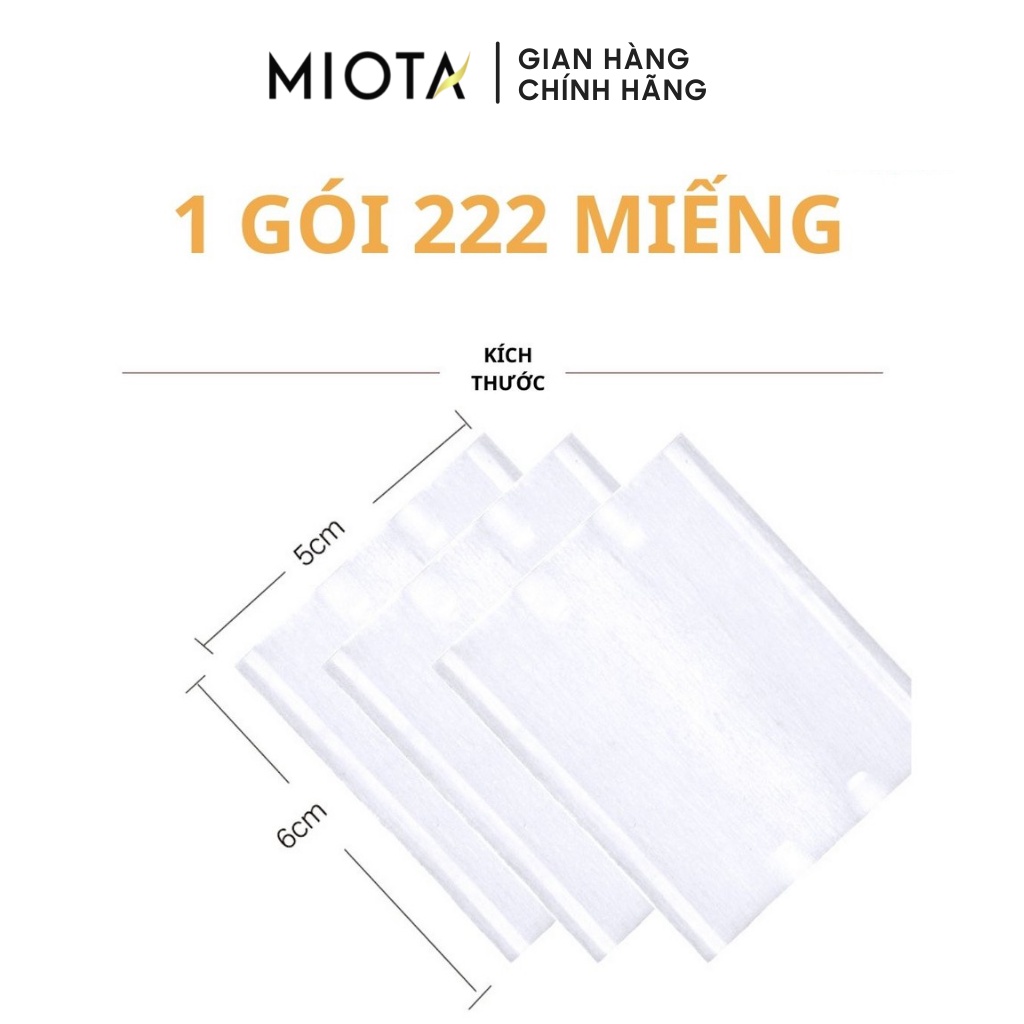 Bông tẩy trang 3 lớp Miota FM Cotton Pads 222 miếng