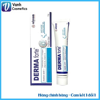 Derma Forte Gel 15g - Giảm Mụn Trứng Cá, Ngừa Thâm, Mờ Sẹo, Dưỡng Da