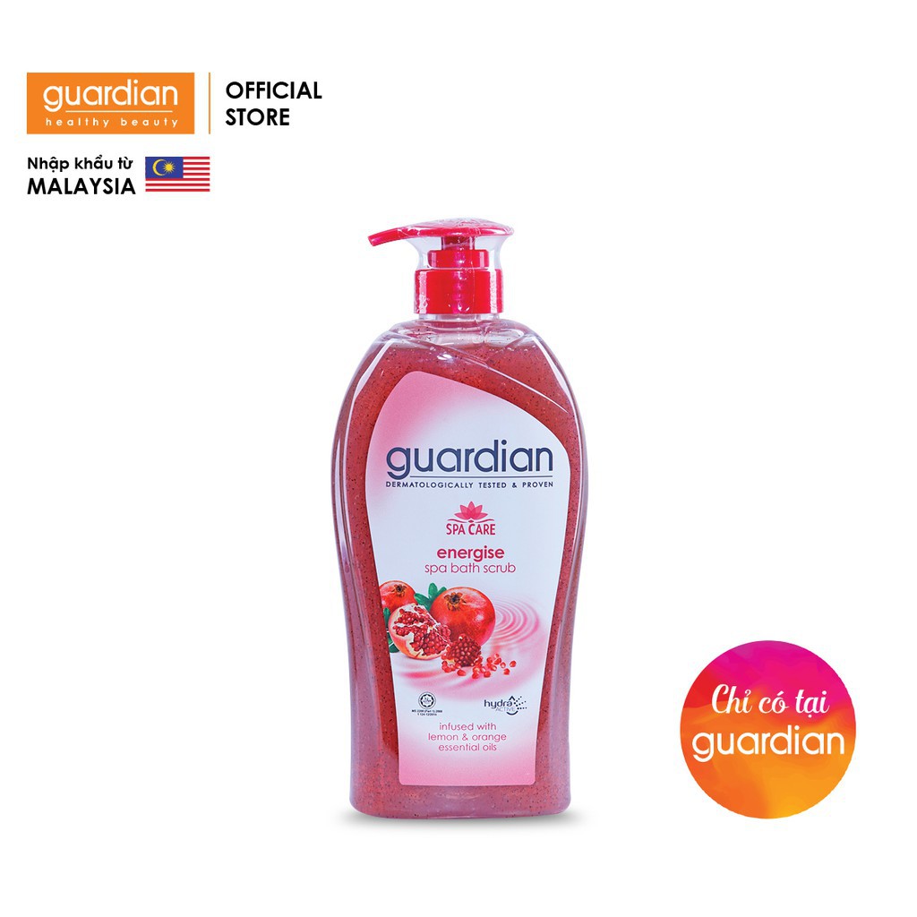 Sữa tắm có hạt Guardian Energise Spa bath scrub 750ml | BigBuy360 - bigbuy360.vn