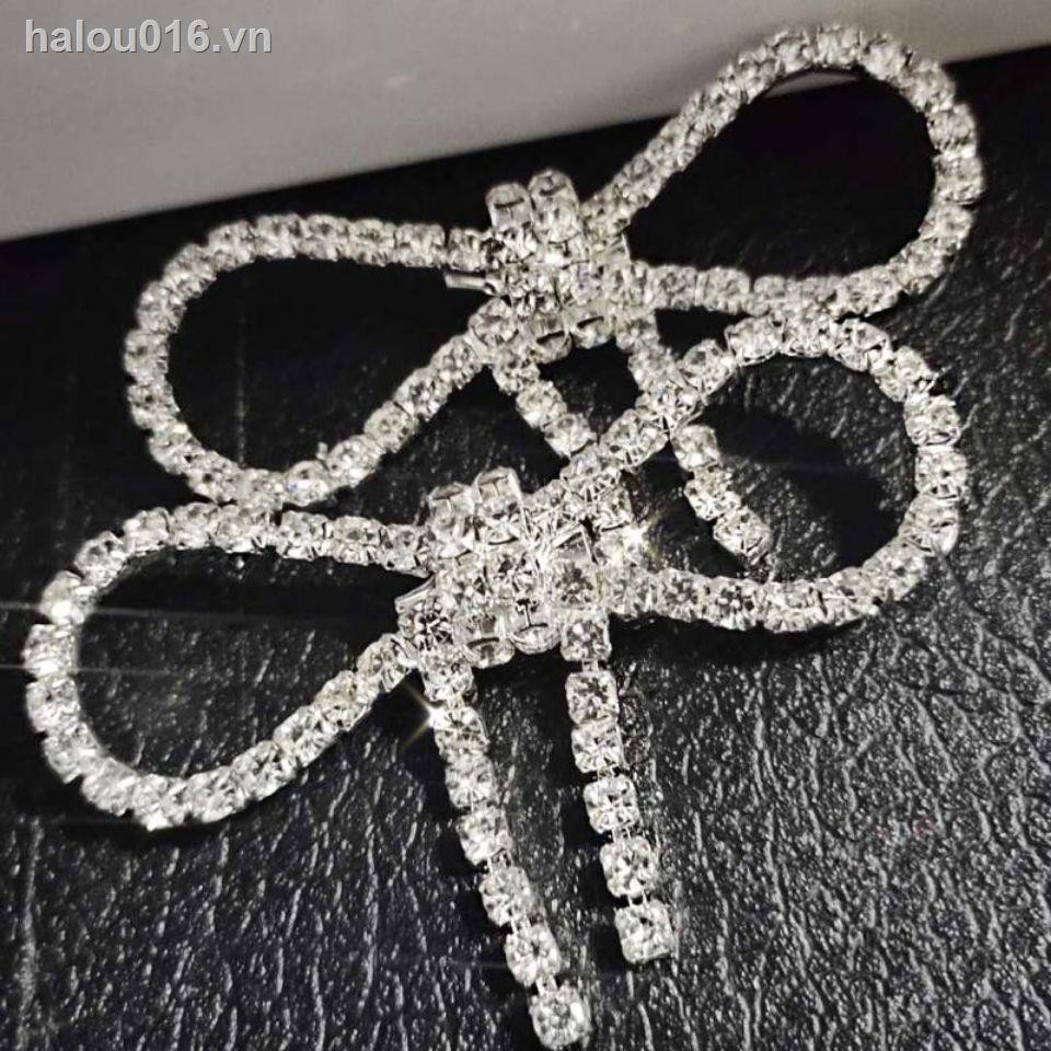 Ghim Cài Áo Hình Nơ Đính Kim Cương Giả Thời Trang Cho Nữ