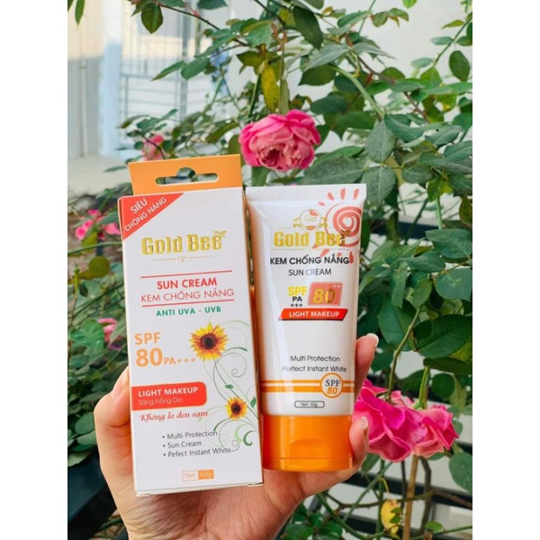 Kem chống nắng Gold Bee SPF 80 PA+++