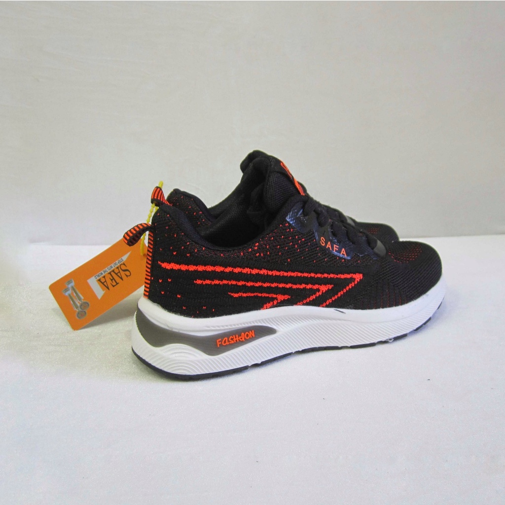 Giày Safa Thể Thao Sneakers Nữ Đen Xanh, Đen Cam Đế Phylon Vải Dệt Siêu Nhẹ Êm Chân Mã ATS001 | BigBuy360 - bigbuy360.vn