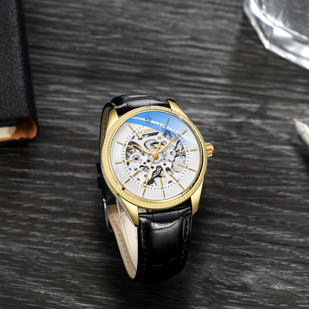 Đồng Hồ Cơ Tự Động CHENXI Chống Nước Sang Trọng Cho Nam