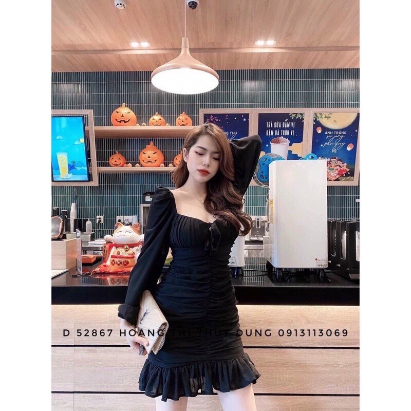 Đầm váy body nhún tôn ngực | BigBuy360 - bigbuy360.vn