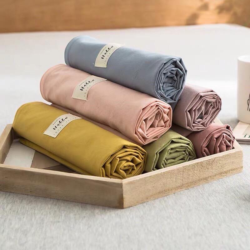 Vỏ Gối Ôm Cotton Tici,Vỏ ôm cùng màu khi khách đặt ga giường - Cotton Hoạt Tính Đơn Sắc