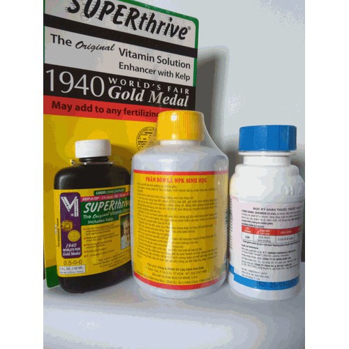 Combo siêu kích rễ Acid humic (235ml) + superthrive (60ml)+dekamon 100ml