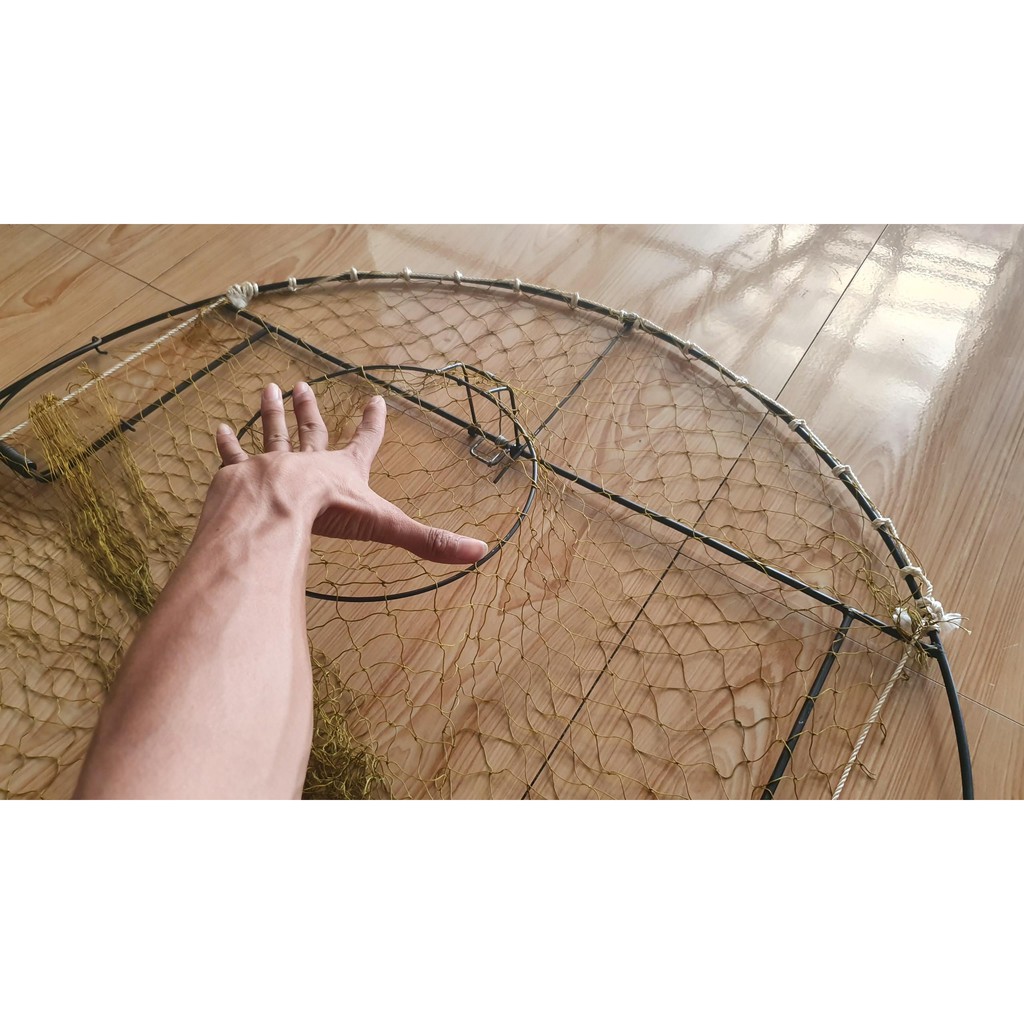 Mẹt bẫy chim săn loại thép AC 6.2li có sơn đen chống rỉ kích thước 75 x 85cm , lò xo 3.2li cực mạnh