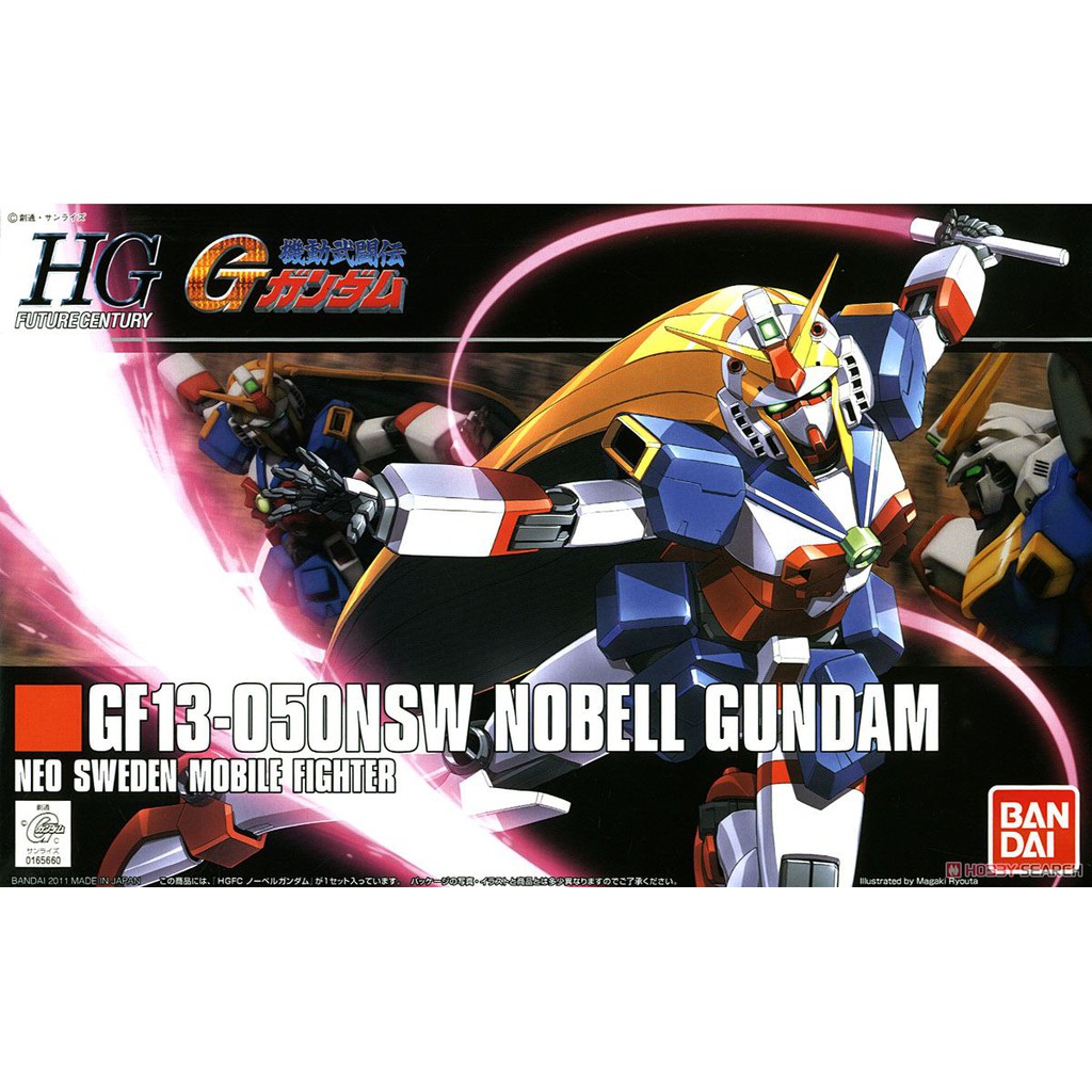 Mô hình HG FC 1/144 NOBELL GUNDAM Bandai - Hàng chính hãng