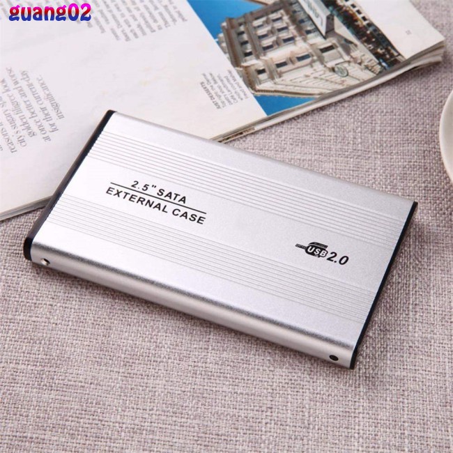 Hộp Đựng Ổ Cứng Ngoài Gua 2.5 Inch Usb 2.0 Sata Hdd Bằng Hợp Kim Nhôm Ốp | BigBuy360 - bigbuy360.vn