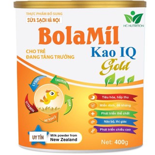 Sữa bolamil kao iq 400- 900g date mới