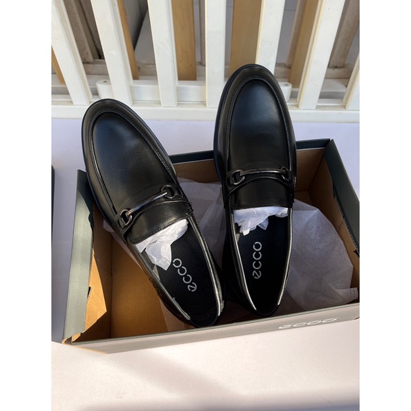Giày tây lười Ecco da thật cao cấp