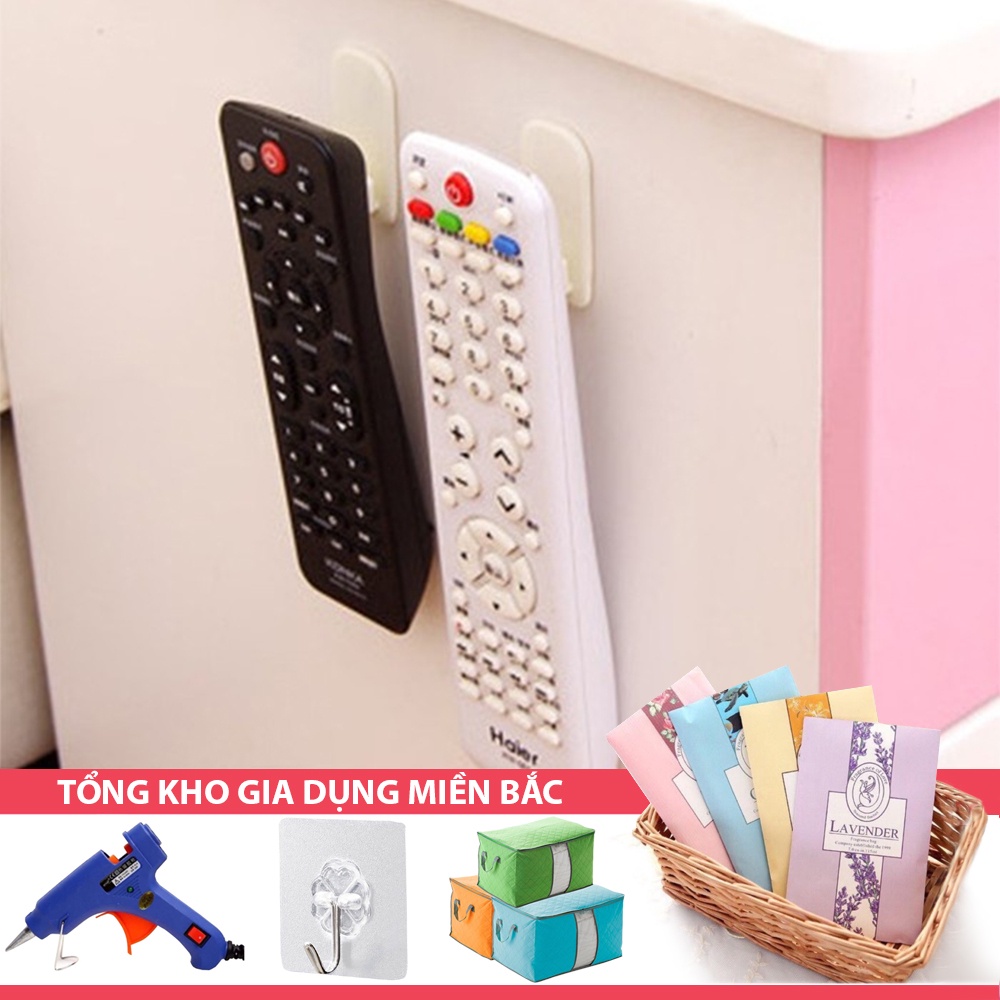 [Tổng Kho Sỉ] Vỉ 2 Bộ Khung Treo Điều Khiển Remote Các Loại - Giá Treo Chìa Khóa X4 Dính Tường Siêu Chắc