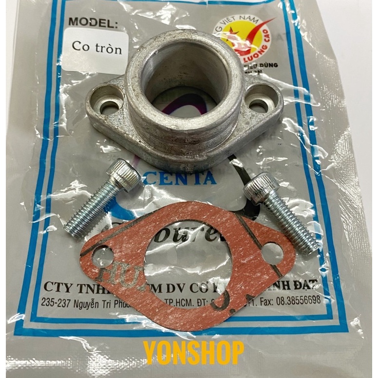 Co Xăng Nhôm Tròn 30Ly - 32Ly Dùng Cho Xe Độ 150cc -175cc Hiệu Centa