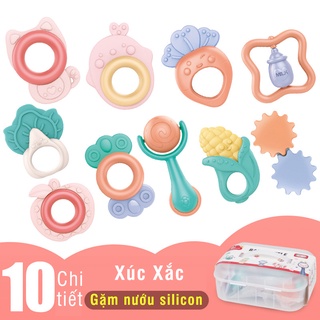 Xã kho Set đồ chơi xúc xắc, gặm nướu 10 chi tiết rattle