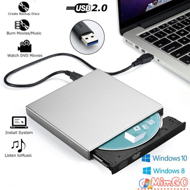 Ổ Đĩa Quang Di Động Cho Laptop Usb Dvd