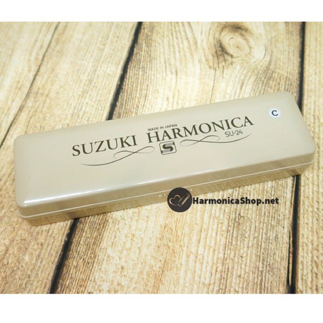 🎶 Kèn Harmonica 24 lỗ 🎵 Hàng Nhật Suzuki Tremolo 2-Timer SU-24 chính hãng