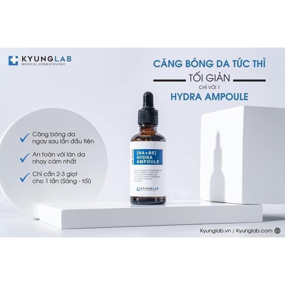 [KyungLab] Tinh Chất Cấp Ẩm Phục Hồi Da HA + B5 Hydra Ampoule - 50ml