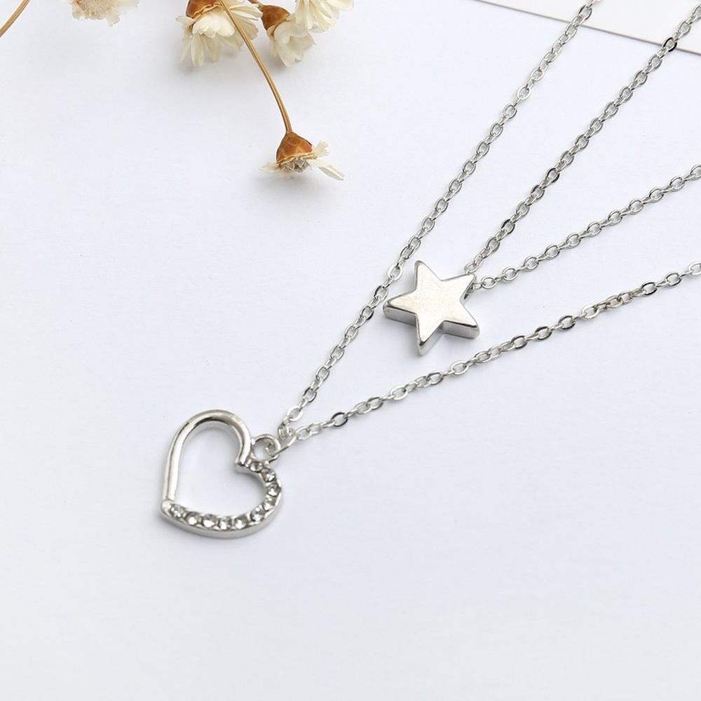 Dây chuyền chuỗi xích mặt nhiều mẫu tùy chọn phong cách Hàn Quốc đơn giản thời trang dành cho nữ