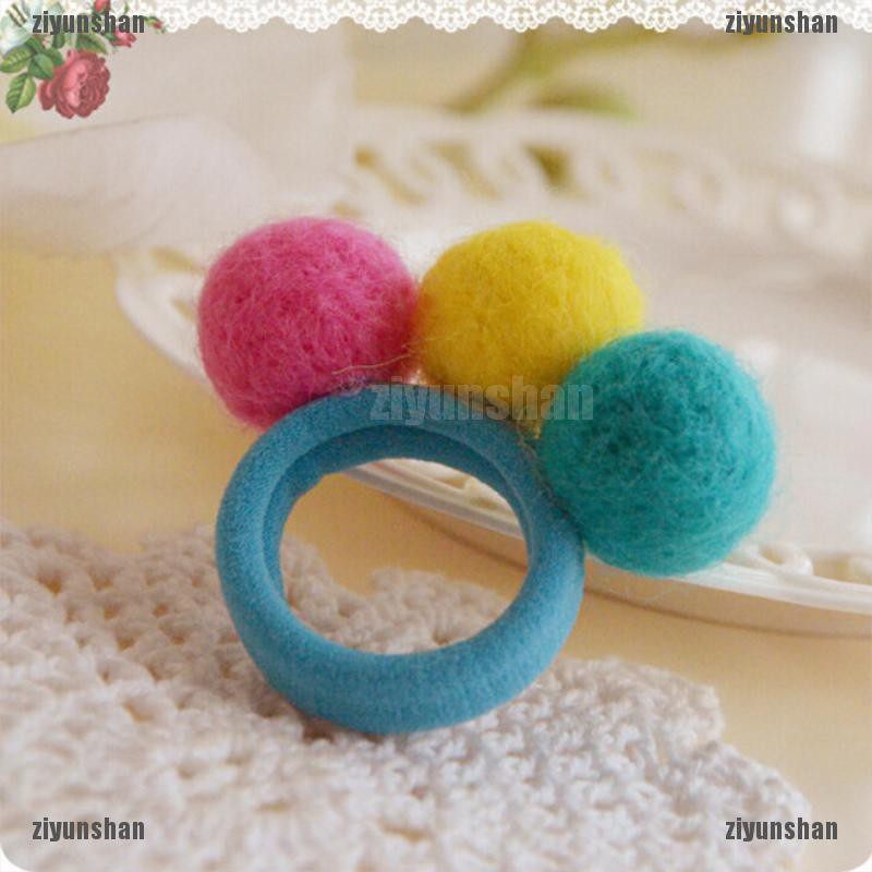 Set 2 / 5 / 10 Dây Cột Tóc Co Giãn Nhiều Màu Sắc Cho Bé Gái