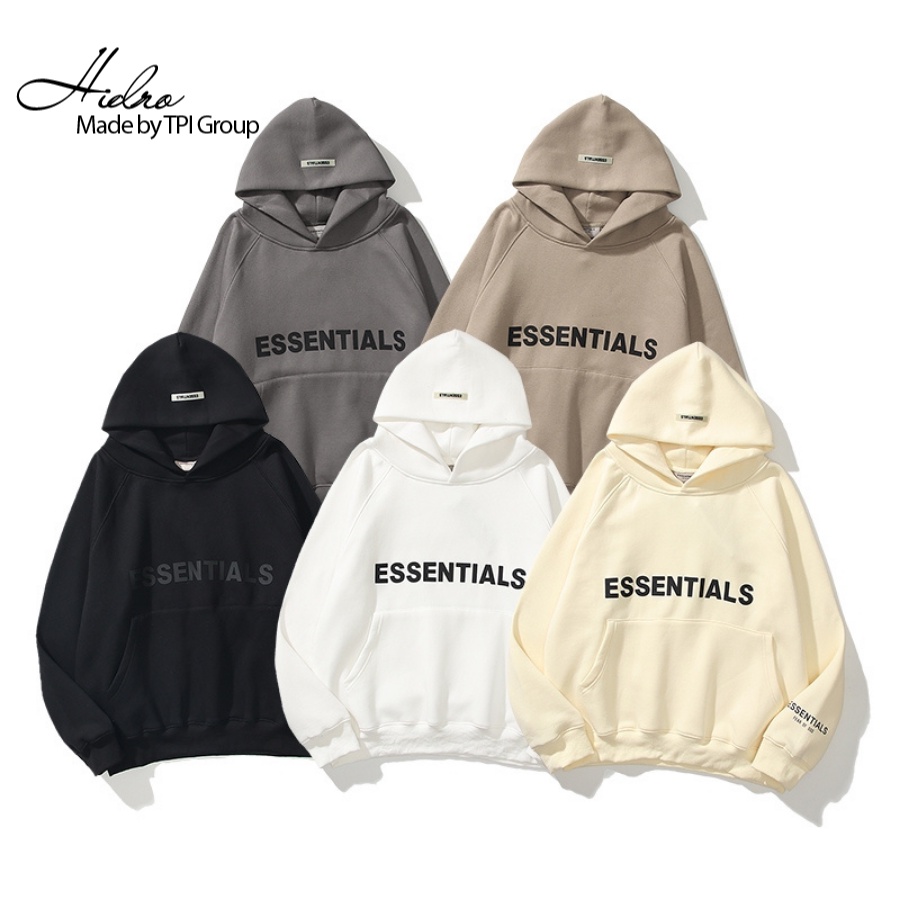 Áo Hoodie Essentials Chất Nỉ Bông Cao Cấp Dày Dặn