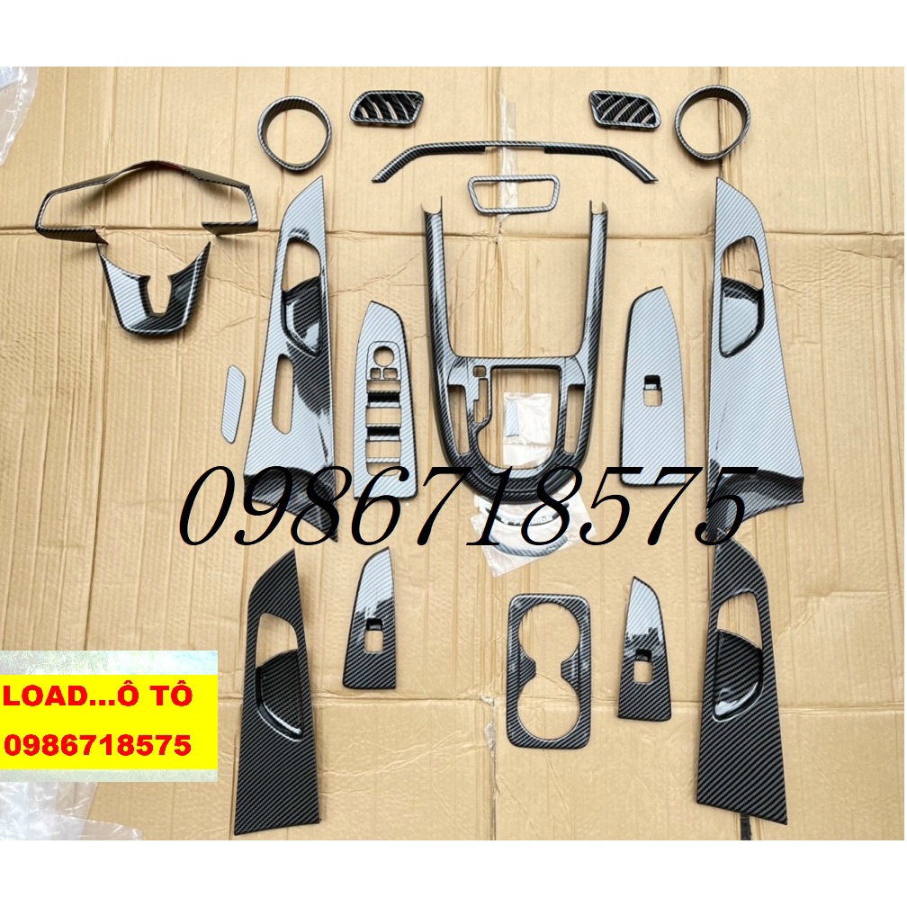 Ốp Nội Thất Vân Carbon Xe KIA K3 2022-23 Mẫu Vân Carbon Xịn Cao Cấp
