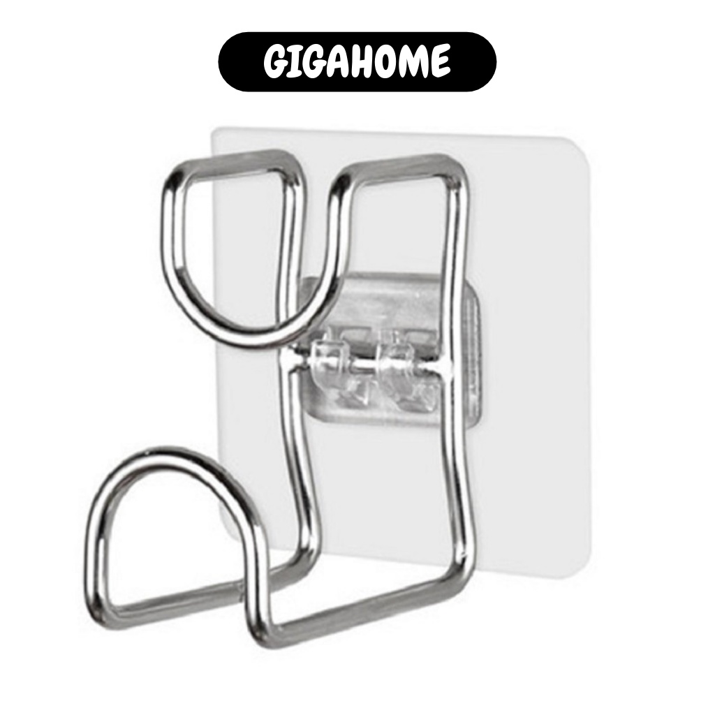 Móc Treo Chậu Nhà Tắm Khung Thép GIGAHOME Dán Tường Siêu Dính 9432