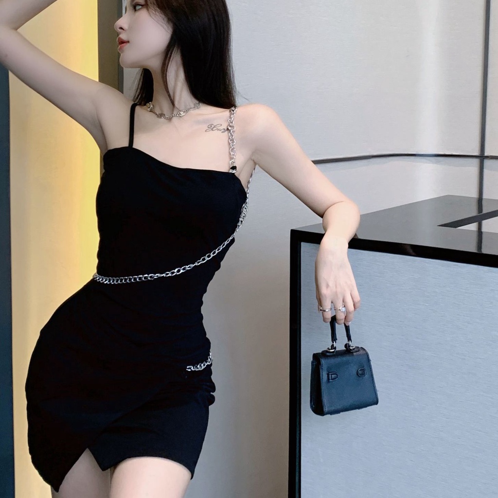 Đầm Nữ Hai Dây Dáng Ôm Thời Trang Quyến Rũ  tao bao