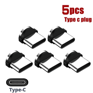 Set 5 Đầu Cắm Type-C Nam Châm Cổng Micro USB Cho Điện Thoại