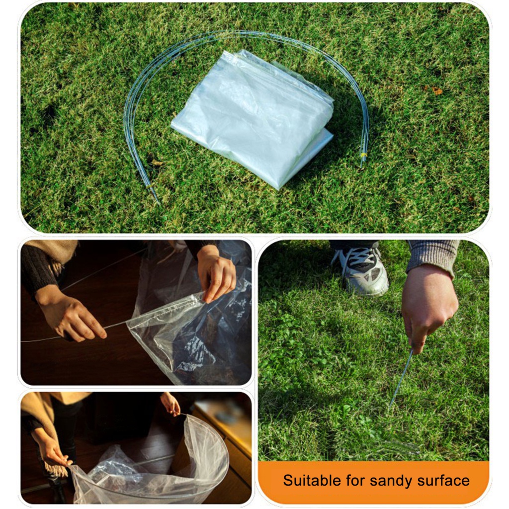 Đường Hầm Bằng Nhựa Mini 5M Giữ Ấm Chống Đóng Băng Cho Nhà Kính