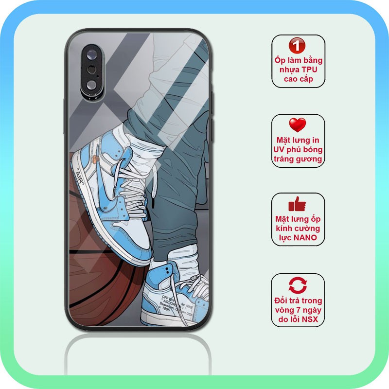 Ốp lưng xinh xắn in hình giày NIKE Jordan lịch lãm iphone 6s/6/7/8 plus/x/xr/xs max/11/11 pro max/12/12 promax SPORT0036