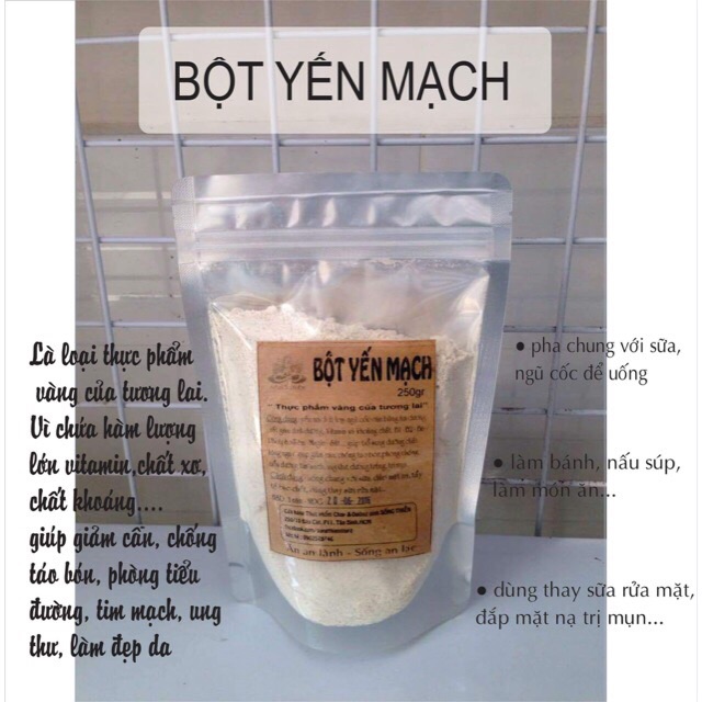 BỘT YẾN MẠCH 500 GRAM