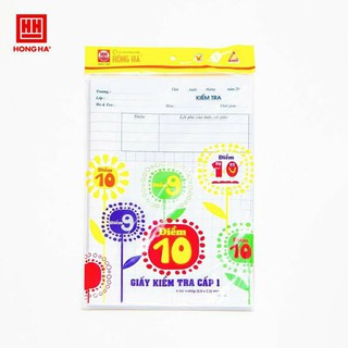 Giấy kiểm tra 4 ô ly Hồng Hà 4919 ( Tặng quà cho đơn từ 50k )