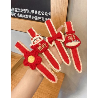 Băng đô dán tóc len xinh xắn cho bé gái