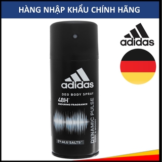 [Hàng nhập khẩu chính hãng] Xịt Khử Mùi Toàn Thân Nam Adidas Ngăn Mồ Hôi Dynamic Pulse 150ml
