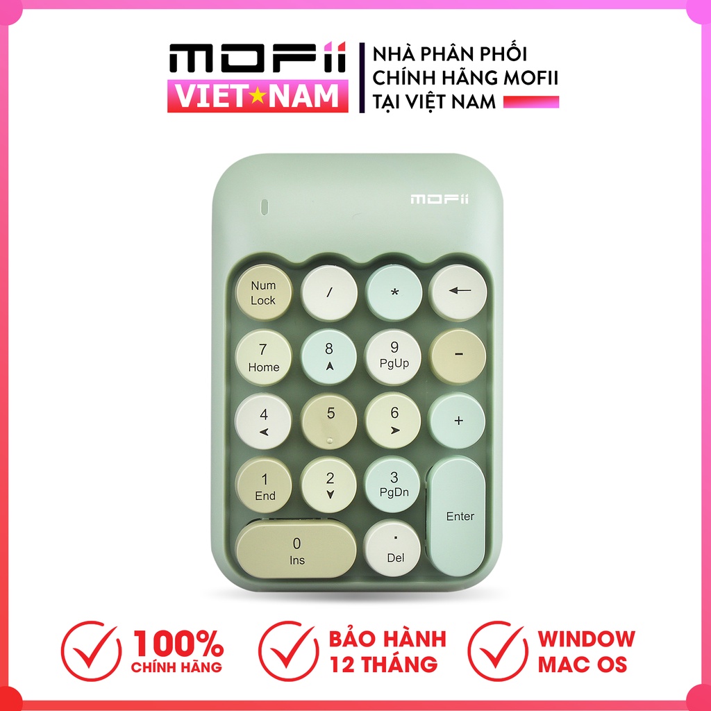 Bàn Phím Số MOFII NUMBPAD Chính Hãng tương thích WINDOWS VÀ MACOS