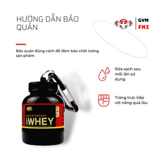 Móc Khóa Đựng Whey, BCAA Hộp Đựng Whey