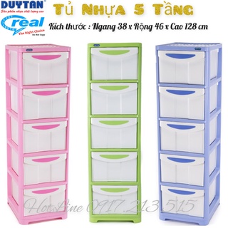 Tủ nhựa duy tân 5 tầng nhiều màu lựa chọn