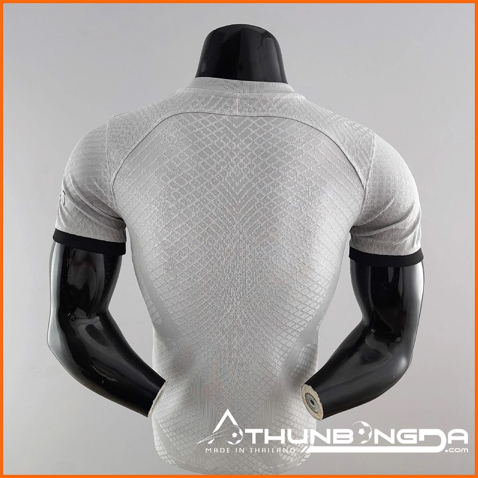 Áo PSG xám sân khách 2022/2023, 2022/23 bản PLAYER Issue BODY fit cao cấp Thái Lan