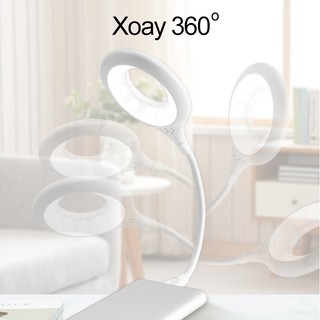 Đèn led usb 12 bóng siêu sáng uốn cong 360 độ cho Laptop/ Máy tính bàn/ Notebook