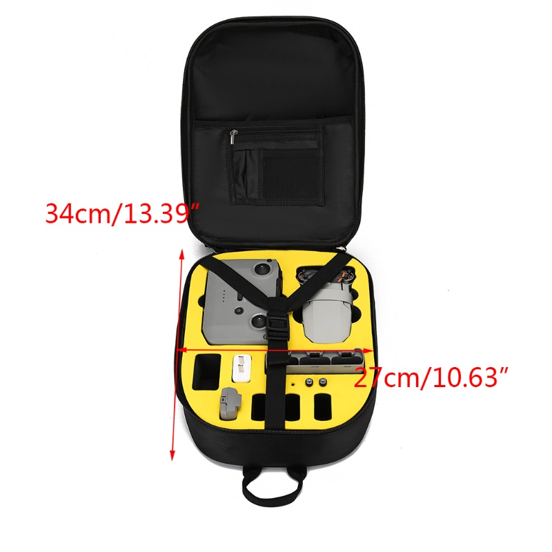 Túi Đựng Drone Mini 2 Bằng PC Cứng Chống Sốc &amp; Trầy Xước Có Khóa Kéo Kép