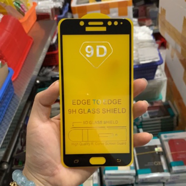 KÍNH CƯỜNG LỰC FULL MÀN 5D SAMSUNG J7 PLUS