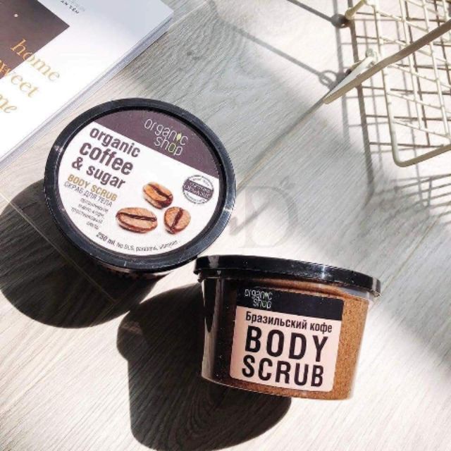 Tẩy Da Chết Toàn Thân Organic Coffee &amp; Sugar Body Scrub